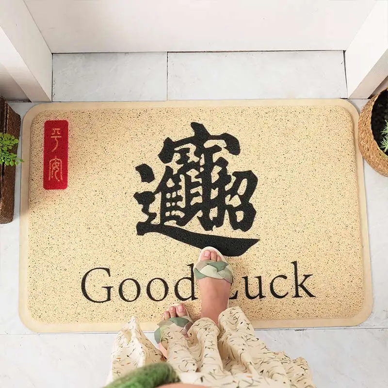 

Bathroom Mat PVC Living Room Environmental Floor Mat Dining Room Skid Resistant Mat Drop Shipping