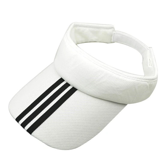 

Sports Tennis Golf Sun Visor Hat Hats Adjustable Plain Bright Color Men Women White