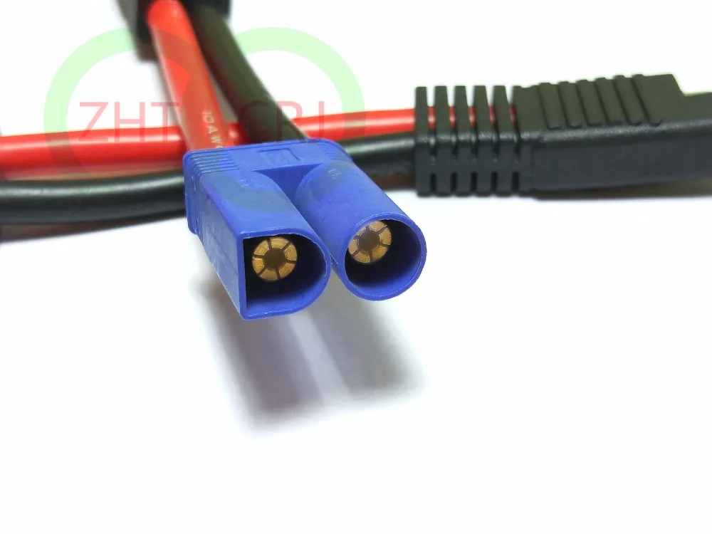 100 шт. кабель 10AWG 12 см EC5 штекер к SAE Power автомобильный|ec5| |