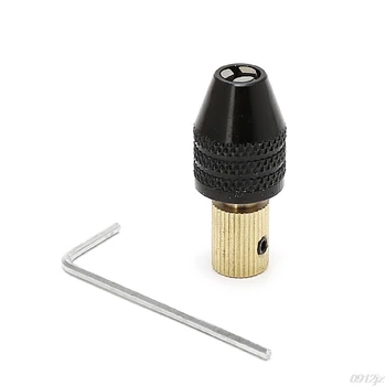 

3.17mm Electric Motor Shaft Mini Chuck Fixture Clamp 0.3mm-3.5mm Drill Bit