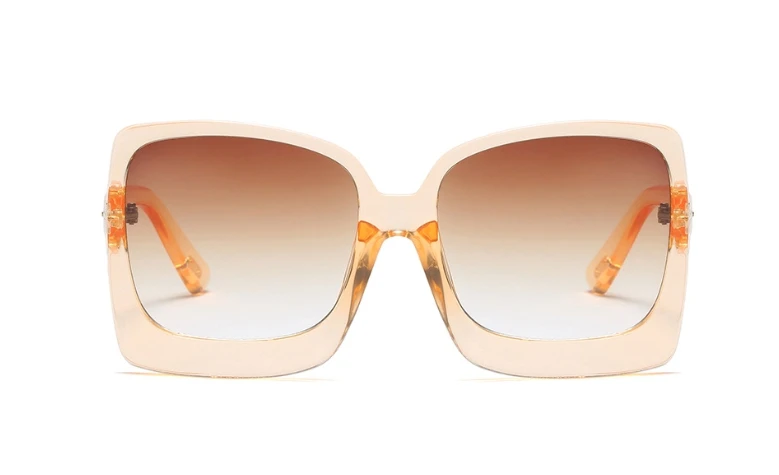 Квадратная большая рама солнцезащитные очки для мужчин и женщин Модные Оттенки UV400 Винтажные Очки 45763
