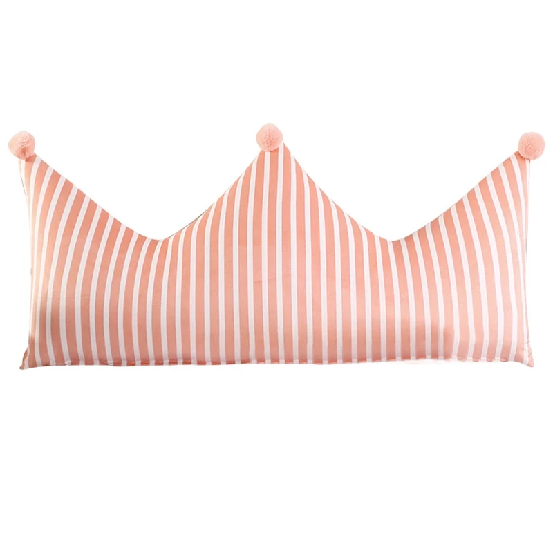 

2019 Washable Cushion Princess Crown Shaped Bedside Breathable Cushions Soft Home Decor Casual Bed Pillow Decorative Pillows