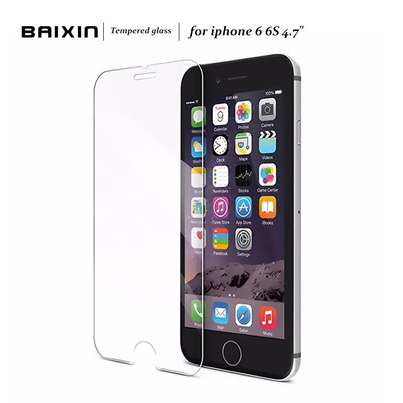 10PCS/Lot Ultra Thin 0.3mm 2.5D Premium Tempered Glass Screen Protector For iPhone 6 6s HD Toughened Protective Film