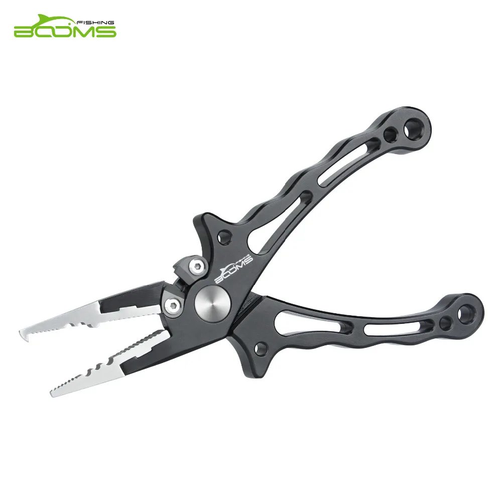 

Booms Fishing X07 Aluminum Fishing Pliers Saltwater Resistance with Bag and Lanyard