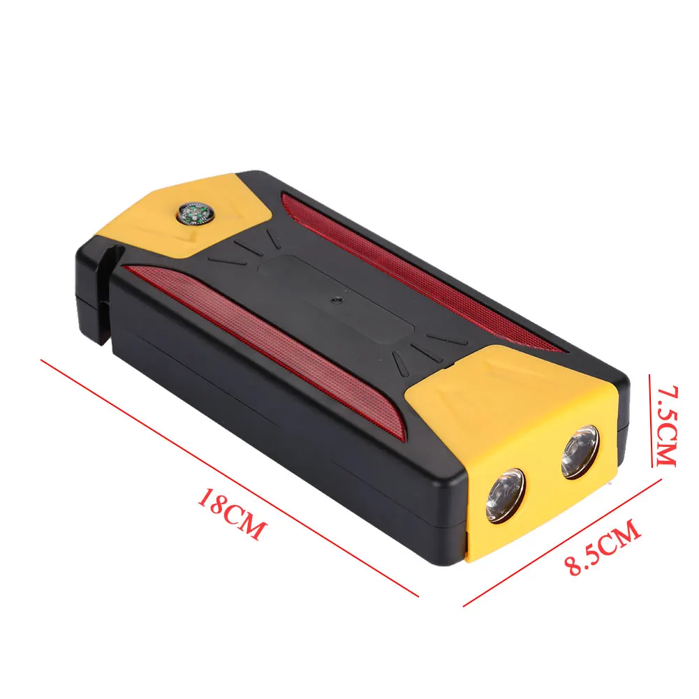 

Vehemo 4USB with LED Lamp Multi-Function Portable DIY Battery Charger Vehicle High Capacity Power Bank Case Mobile Phone