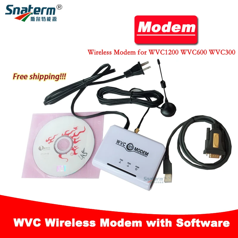 

Wireless 433 MHz Communication Monitoring System WVC Modem with Software for Solar Micro Inverters WVC300 WVC600 WVC1200