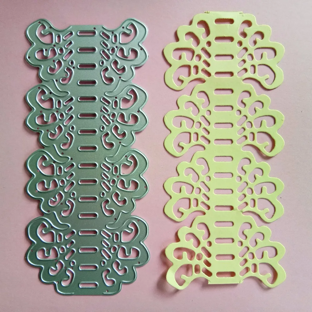 Buy Ufurty Lace ribbon metal cutting dies Scrapbooking