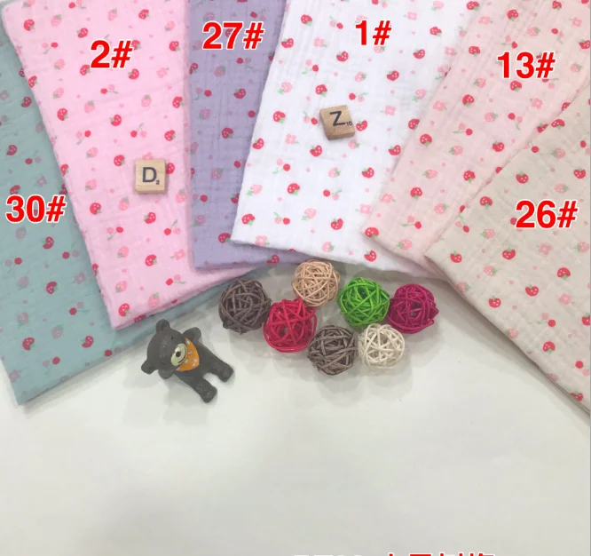 

Strawberry Pattern Kids Twill Cotton Fabric By Half Meters for Patchwork Quilting Baby Bedding Blanket Sewing Cloth Material