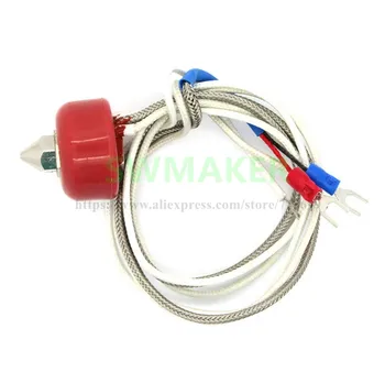 

3d printer accessories print head hot end kit 3D printer thermocouple heated print head kit 0.4 mm K type thermocouple
