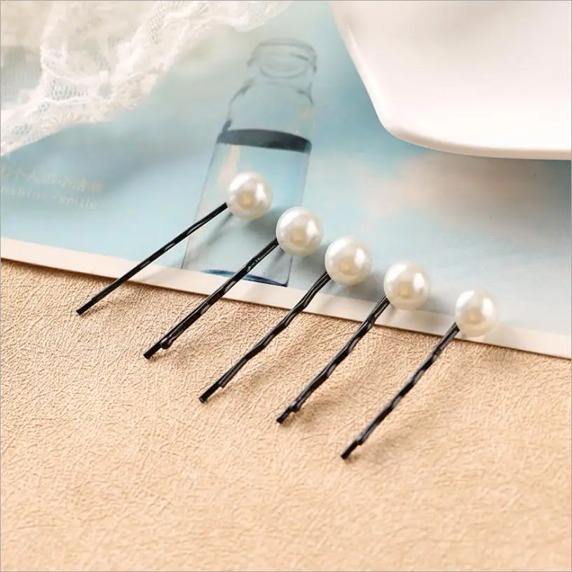 Hair Accessories Pearl Hair Clips for Women Ladies Hair Pins Invisible Curly Wavy Grips Salon