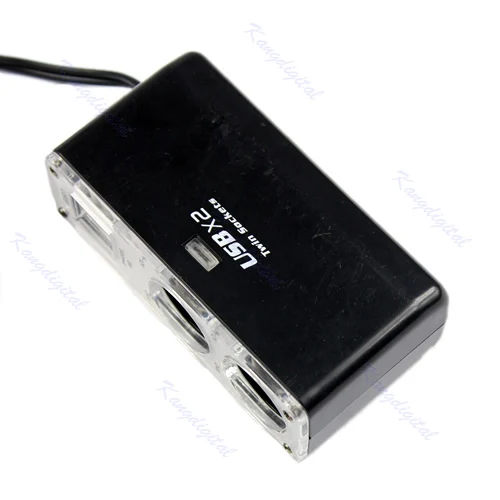 NoEnName_Null акция двойной usb порт 2 сторонний автомобильный разветвитель