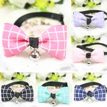 Cat Dog Collar Tie With Bell Adjustable Necktie Puppy Kitten Bowtie Pet Supplies Hogard