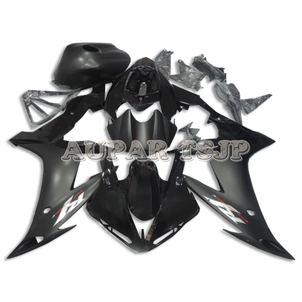 Matte Black White Decals Complete Hulls+ Full Tank Cover For Yamaha YZF1000 R1 2004 2005 2006 Motorcycle ABS Injection Cowlings |