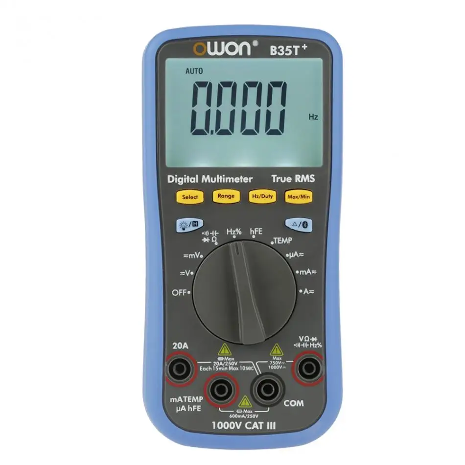 Image of Owon B35T+ oscilloscope on Walmart website