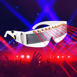 Этап лазерные очки новая мода Рождество светодиодный очки реквизита лазерной светодиодный растущей производительности Костюмы этап