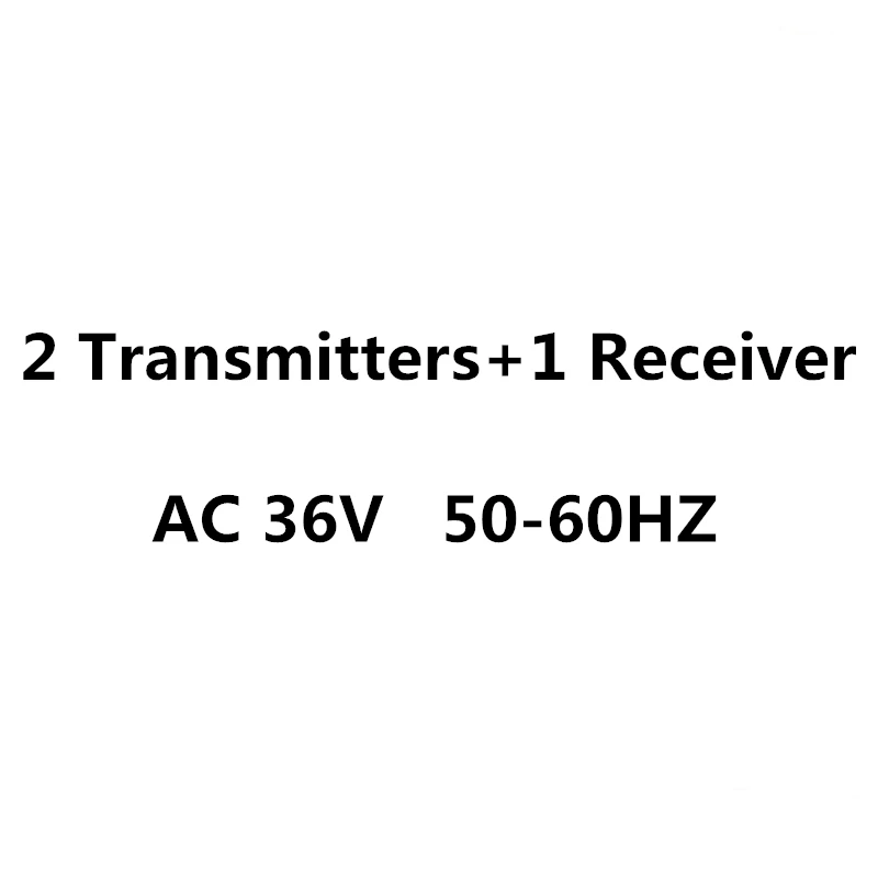 F21-E1(2 передатчика+ 1 приемник) промышленный беспроводной радио 6 кнопок пульт дистанционного управления для подъемного крана - Цвет: 2T1R 36V AC 50-60HZ