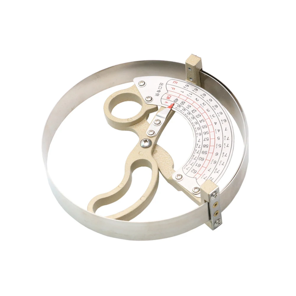

Ruler Stainless Steel Accurate Durable Handheld Portable Measuring Tool Milliners Adult Scissor Type Hat Ring Hat Caliper