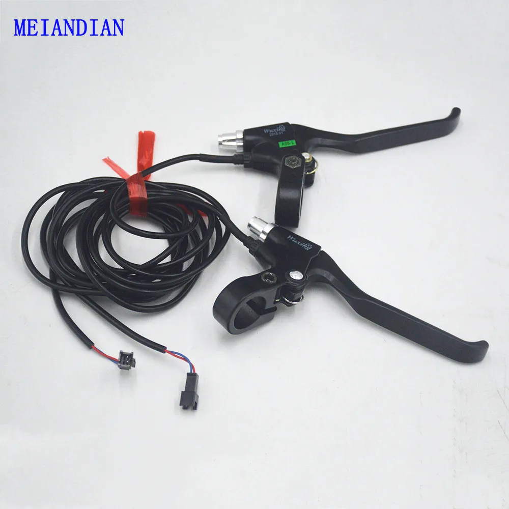 Cheap Wuxing 24V 36V 48V ebike electric bike e-scooter Cut Off Power Brake for electric bicycle/scooter/tricycle brake accessories 2