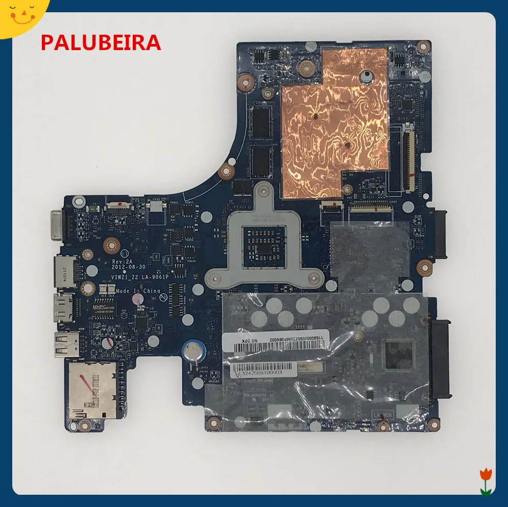 PALUBEIRA Высококачественная материнская плата для Lenovo Z400 VIWZ1_Z2 VIWZ2 LA-9061P ноутбук стабильного качества