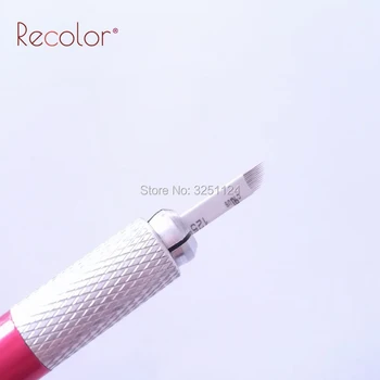 

500pcs bevel 12 pin microblading needles blades Lamina Agulha Sobrancelha Tebori Microblading 12 Pontas Flex eyebrow tattoo