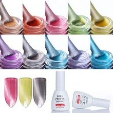 BORN PRETTY 10ml Jade Pearl Cat Eye Gel with Magnet Board Soak Off UV Gel Polish Nail Art Varnish