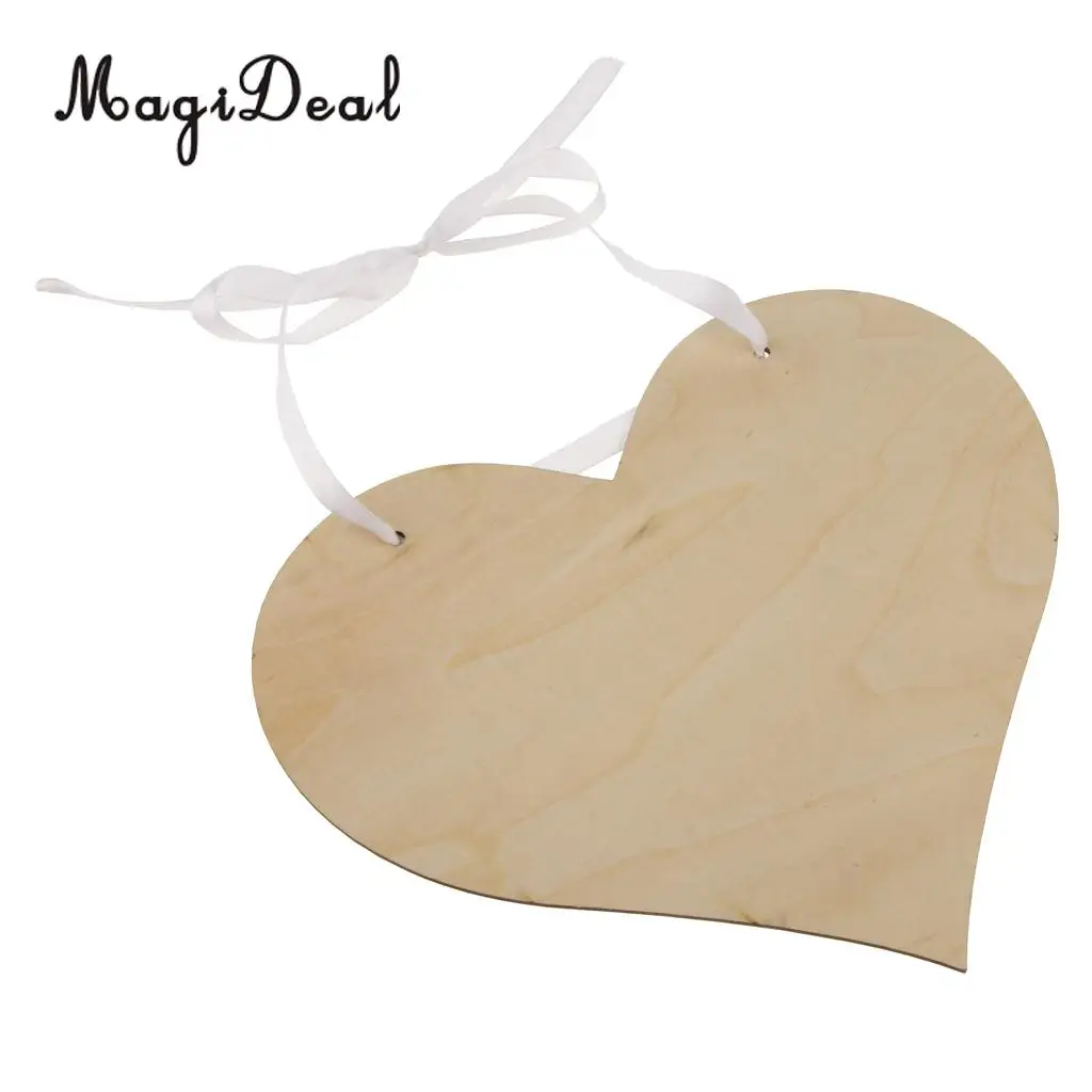 MagiDeal Here Comes The Bride Wedding Page boy Flower girl Wooden Sign Board Ornament Rustic Wedding