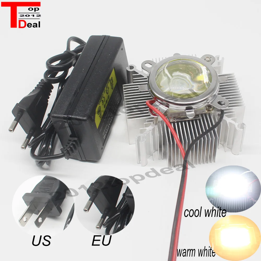 12V 20W 20watt High power led lamp bulb with heatsink warm white cool