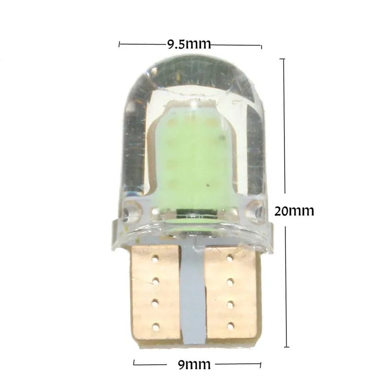 Цена по прейскуранту завода 50x T10 194 168 W5W LED белый COB 8 SMD 1 Вт 80 люмен кремнезема супер яркая Автомобильная лампочка для номерного знака Лампа