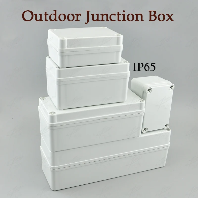 ABS Waterproof Junction Boxes Connection Outdoor Indoor Distribution Monitoring Box Electric Enclosure Case IP65