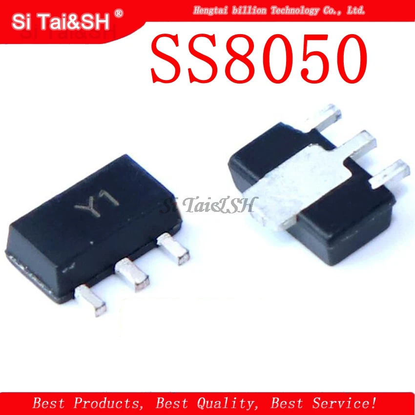 100pcs Ss8050 Sot23 Mmbt8050 Sot Mmbt8050lt1g Smd Y1 Sot-23 New ...