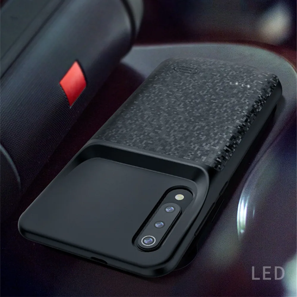 NTSPACE 4700 мАч Ультра Тонкий силиконовый чехол для зарядного устройства Xiaomi Mi 9 SE