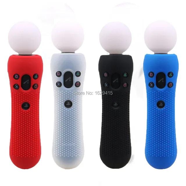 Para ps4 vr controlador capa envoltório macio silicone psvr para vr fone de  ouvido óculos protetor anti-derrapante pele de borracha - AliExpress