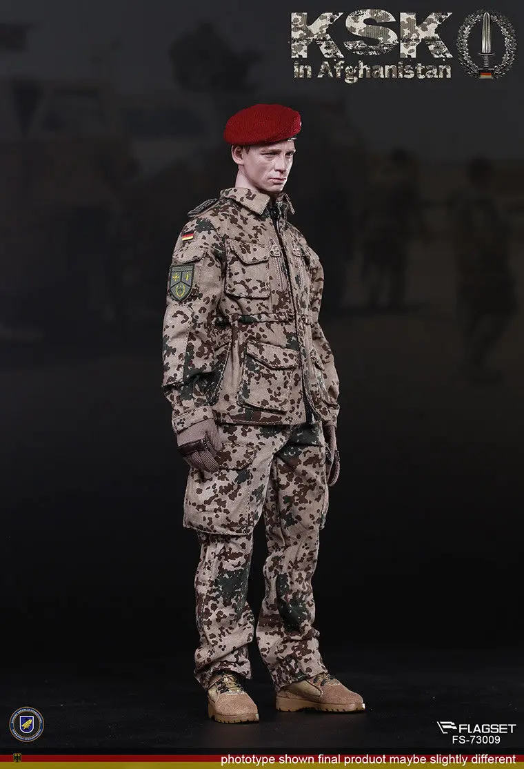 Коллекционная FS 73009 Рисунок Модель 1/6 Германия КСК Афганистан специальные