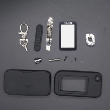 

New B94 Key Case Keychain Trinket for 2-way Car alarm System Starline B92 B94 LCD remote control key Fob cover keychain alarm