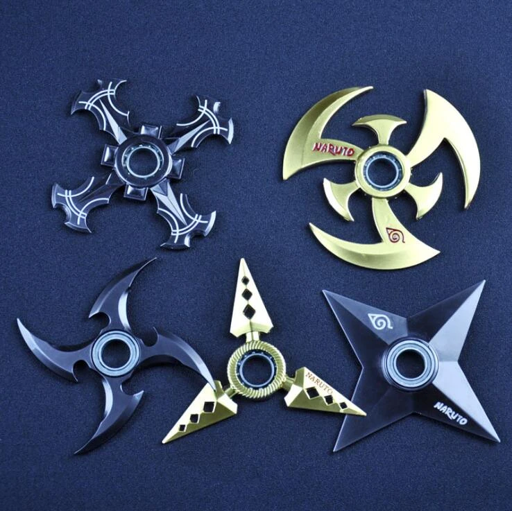 Naruto Kunai Hand Finger Spinner Stress 