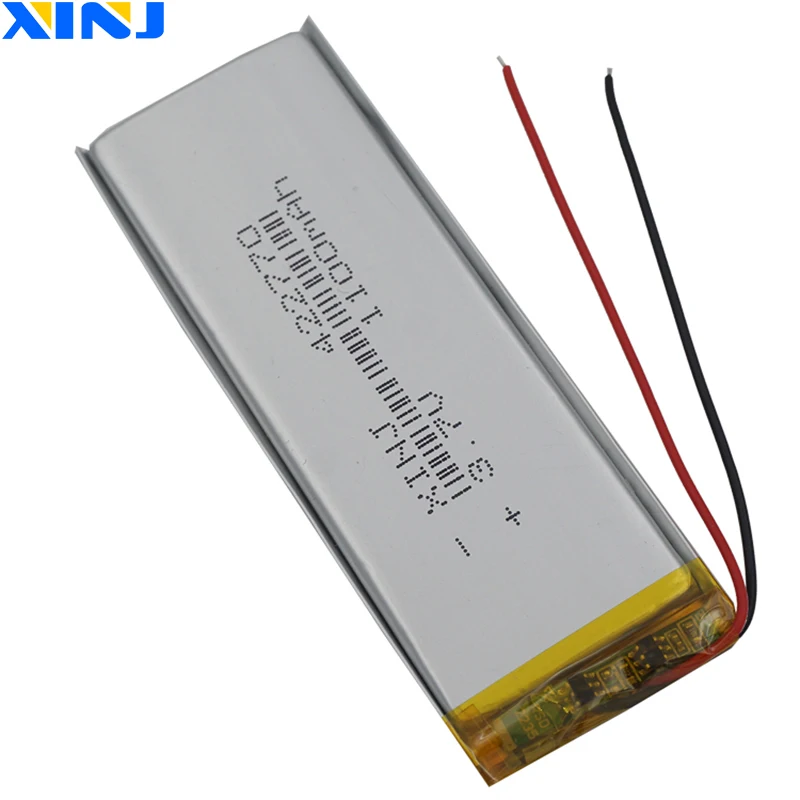 XINJ 3,7 V 1100 mAh литий-полимерный аккумулятор литий-ионный аккумулятор для телефона электронная книга вождения рекордер DIY планшетный ПК 422770