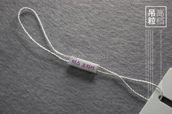 

Good quality black hang tag string in apparel,hang tag strings cord for garment,stringing price hangtag or seal tag DHDL506