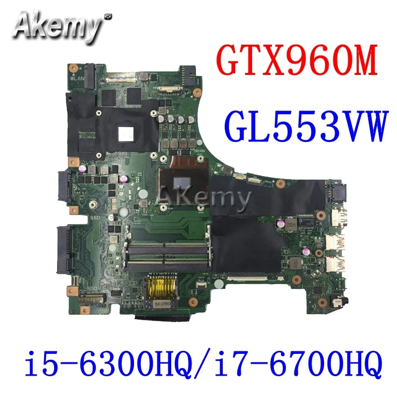  exchange ROG Laptop motherboard for ASUS GL553VD GL553VE GL553VW GL553V GL553 original mainboard GT