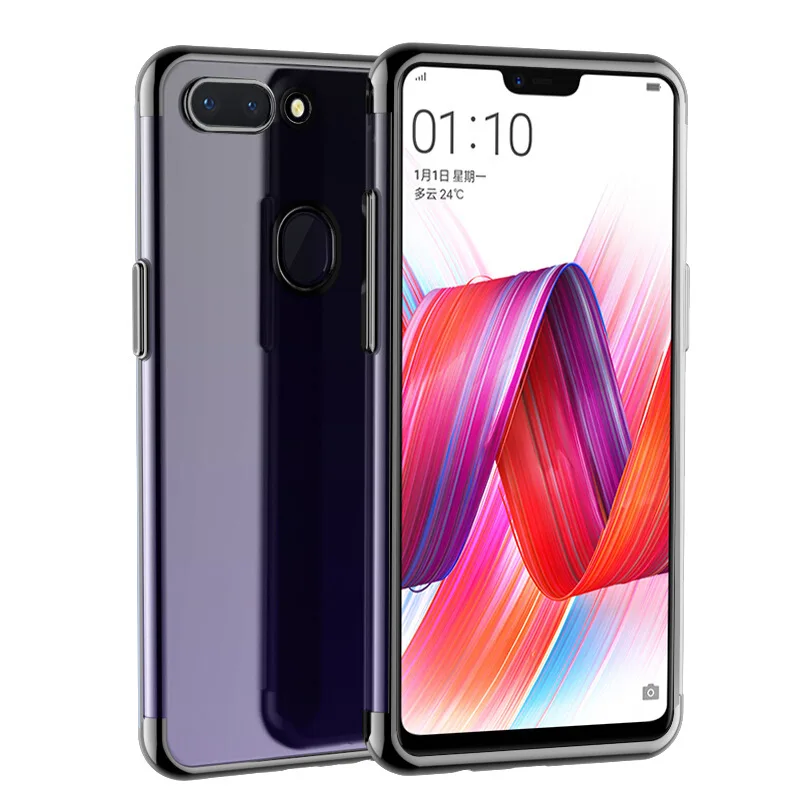 Мягкий чехол EXUNTON из ТПУ для OPPO R17 Pro R15 F9 F7 R15Dream защитный телефона A83|Чехлы-накладки|