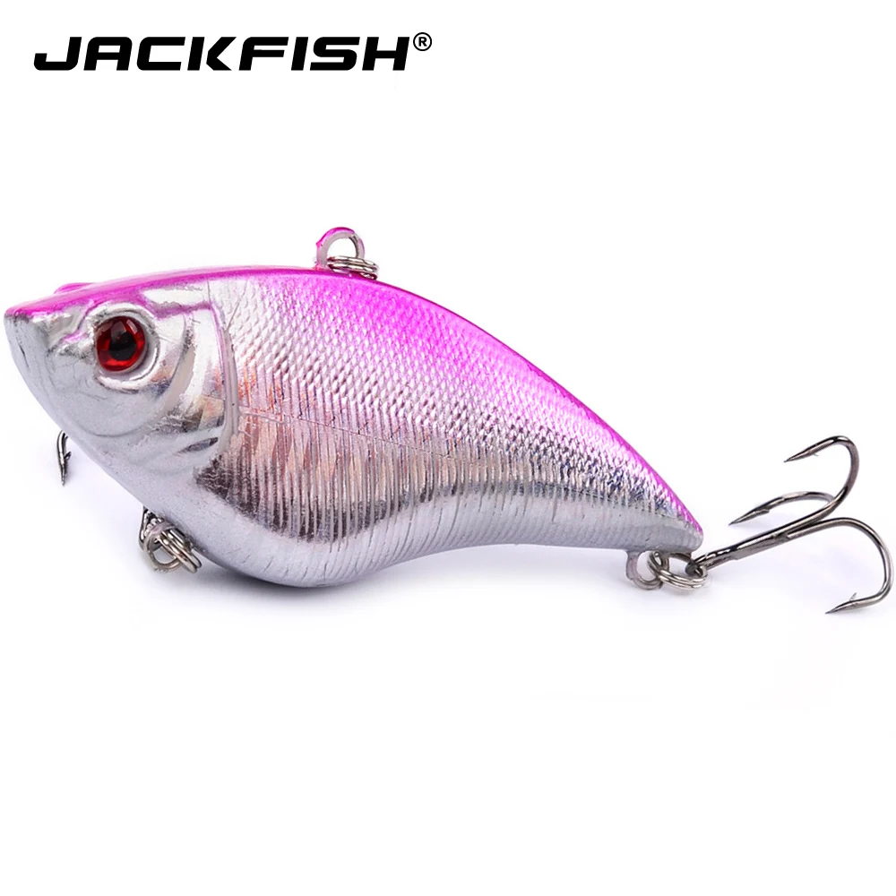 JACKFISH Lifelike VIB плавающая приманка для рыбалки 7,5 см 20 г Pesca крючки рыба воблер снасти воблер искусственные японские жесткие приманки