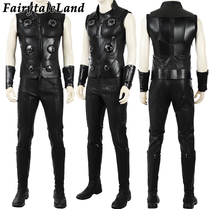 Thor Infinity War Cosplay Costume - Avengers Thor Halloween Outfit - Custom Made Adult Suit image 3