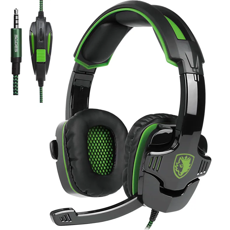 SADES SA930 PS4 Headphones 3.5mm Stereo Gaming Headset Gamer with Microphone for MacCell PhonePs4Tablet (2)