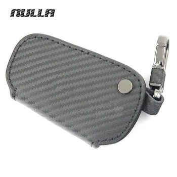 

NULLA Carbon Fiber Suede Leather Key Bag Key Case For Benz CLA CLK w124 w140 w163 w202 w204 w210 w211 Car Sticker Styling
