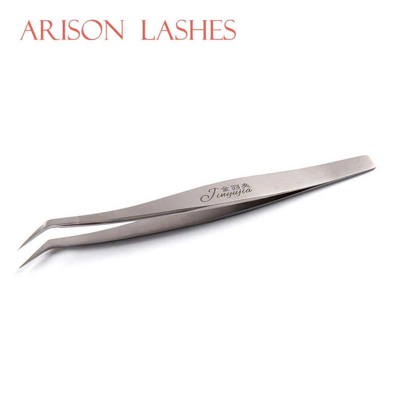 

Arison lashes Ultra Rigidity Curved Tweezers Of Dolphin Design Fine Point Anti-Static Stainless Steel Tweezers