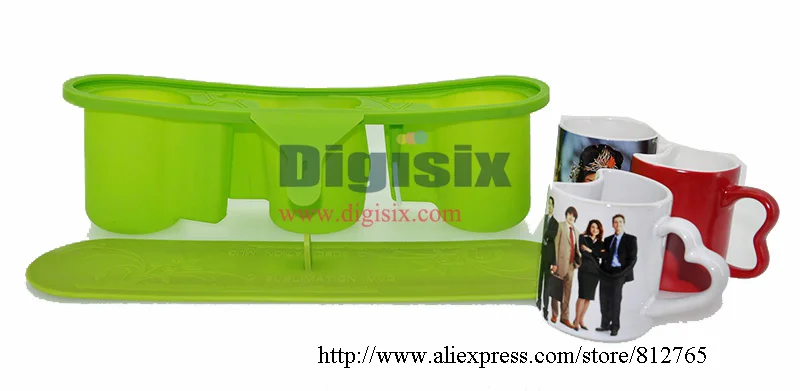 

Free shipping Rubber Mug Fixture Silicone Clamp For Irregular Mug 3d Sublimation Machine Slicone Mould
