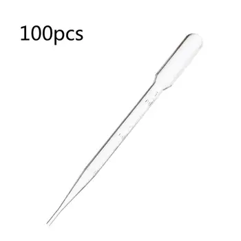 

100Pcs 3ML Plastic Transfer Essential Oil Resin Droppers Disposable Jewelry Tool