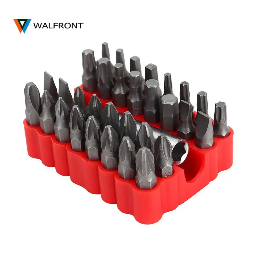 33pcs Car Repair Set Extension Holder Magnetic Security Screwdrivers Portable