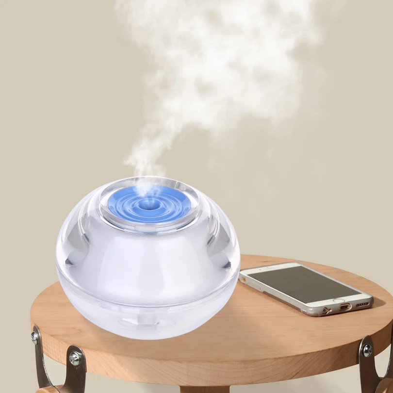 

2018 New Beauty Crystal Air Ultrasonic Humidifier Fogger Aroma Mist Maker Humidifier Diffuser for Home Office Mini Humidificador