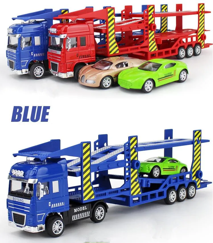 Simulation trailer model,150 scale alloy Large truck trailer car