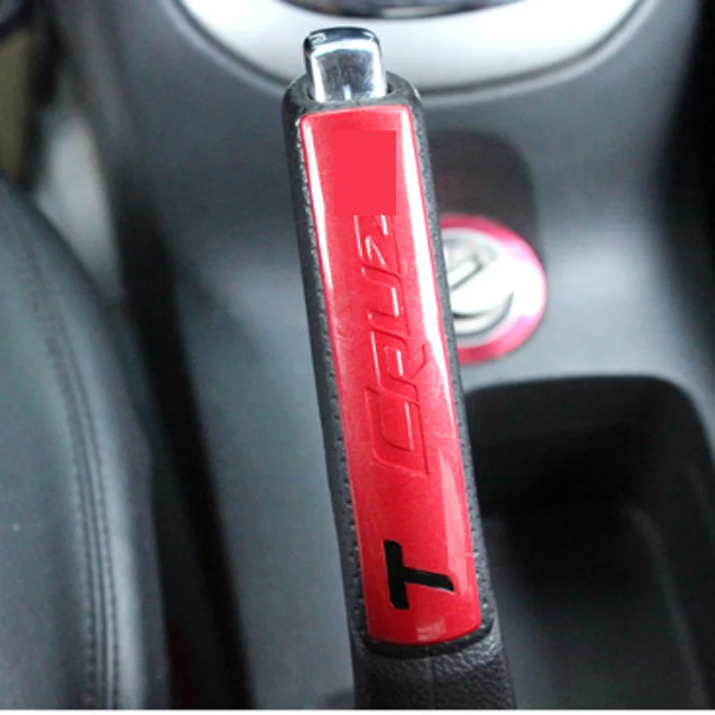 ABS Chrome для Chevrolet Cruze седан хэтчбек 2009- интерьера ручной тормоз блестка Отделка Декоративные наклейки - Название цвета: Red